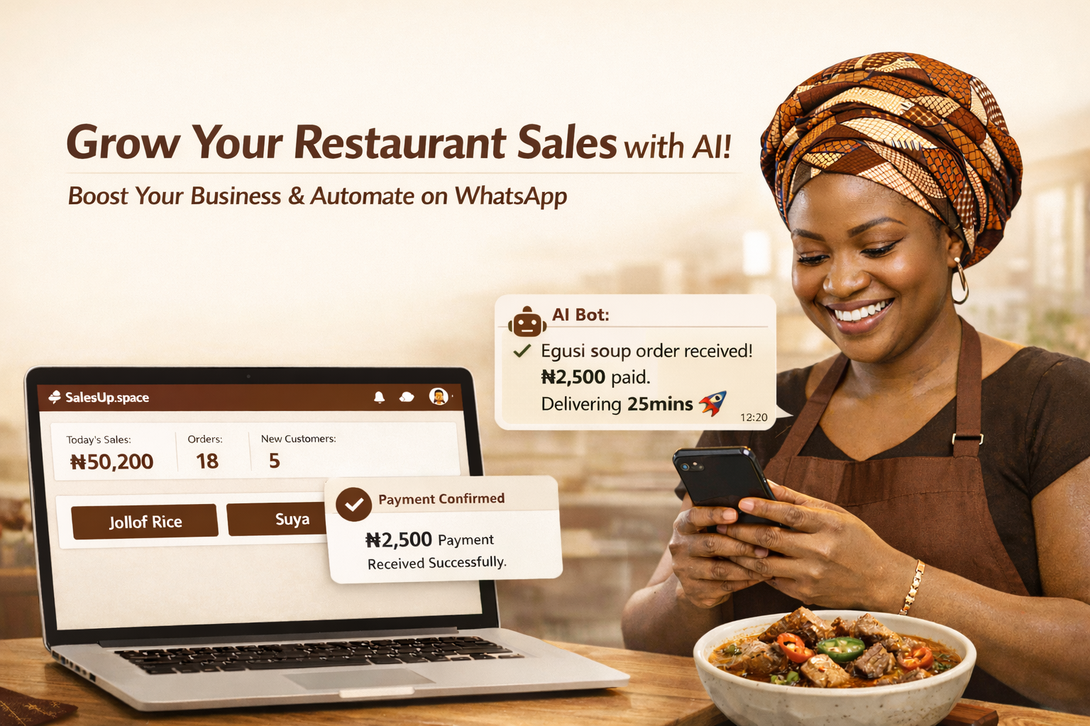 Increase Restaurant Sales Using WhatsApp